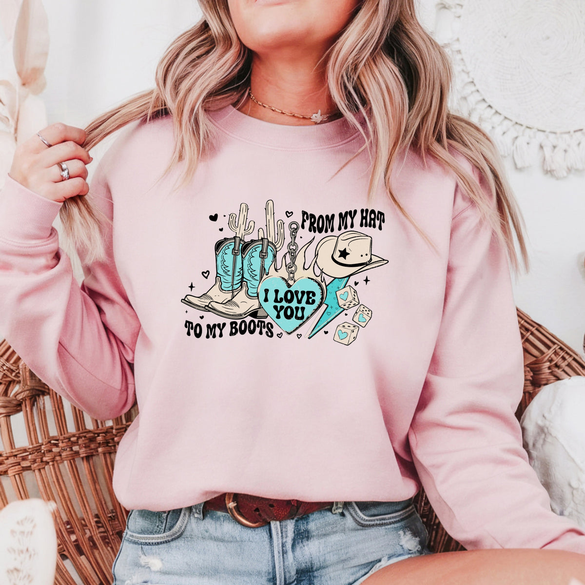 From My Hat To My Boots - Adult Crewneck Sweatshirt