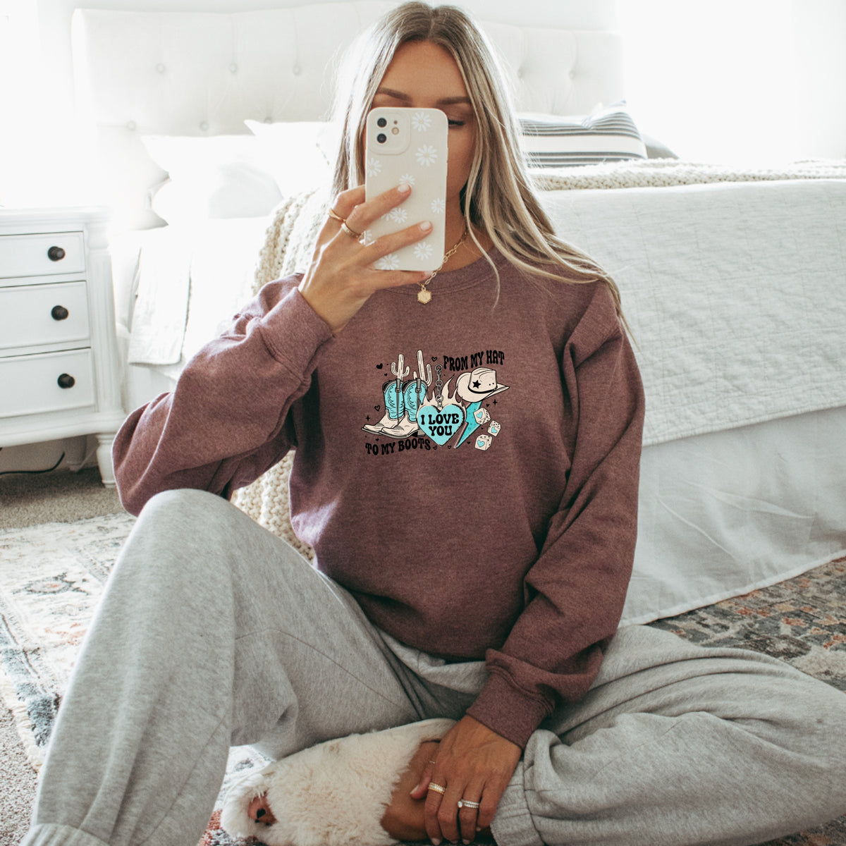 From My Hat To My Boots - Adult Crewneck Sweatshirt