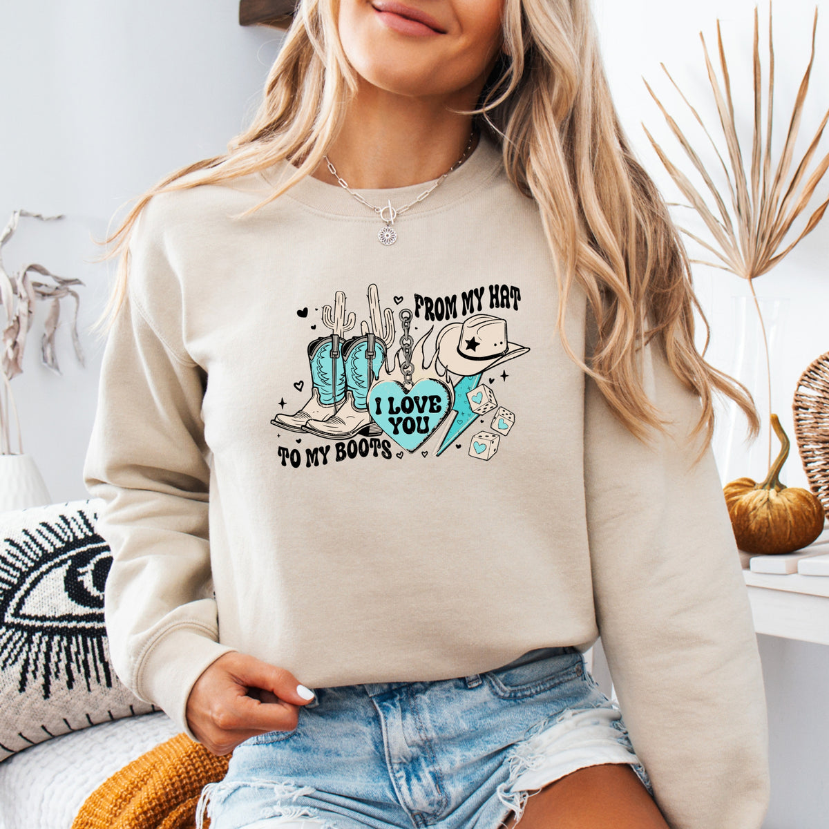 From My Hat To My Boots - Adult Crewneck Sweatshirt