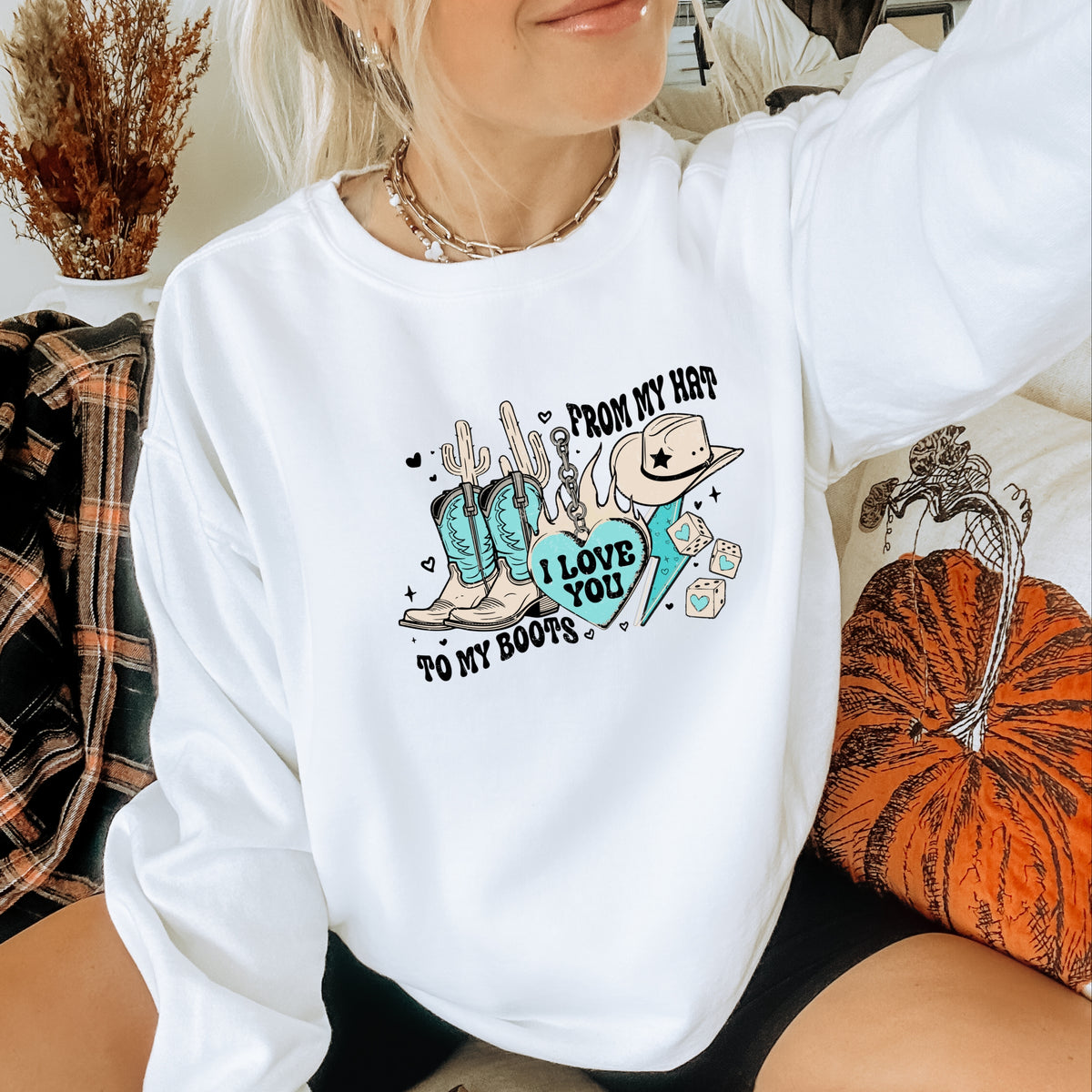From My Hat To My Boots - Adult Crewneck Sweatshirt