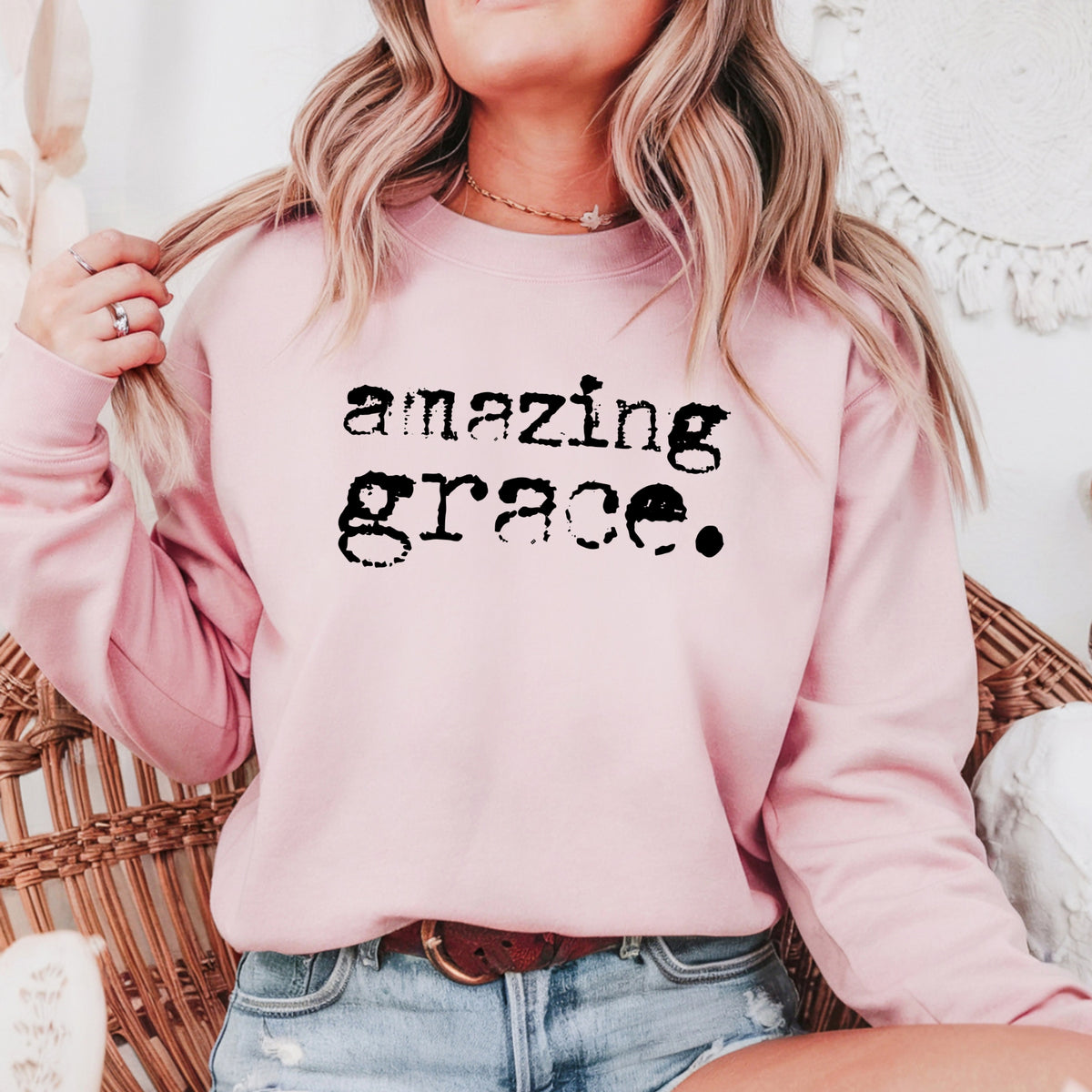 Amazing Grace - Adult Crewneck Sweatshirt