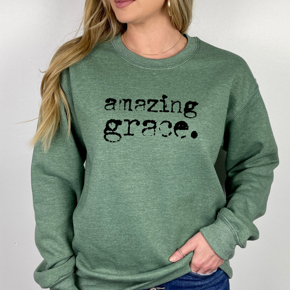 Amazing Grace - Adult Crewneck Sweatshirt