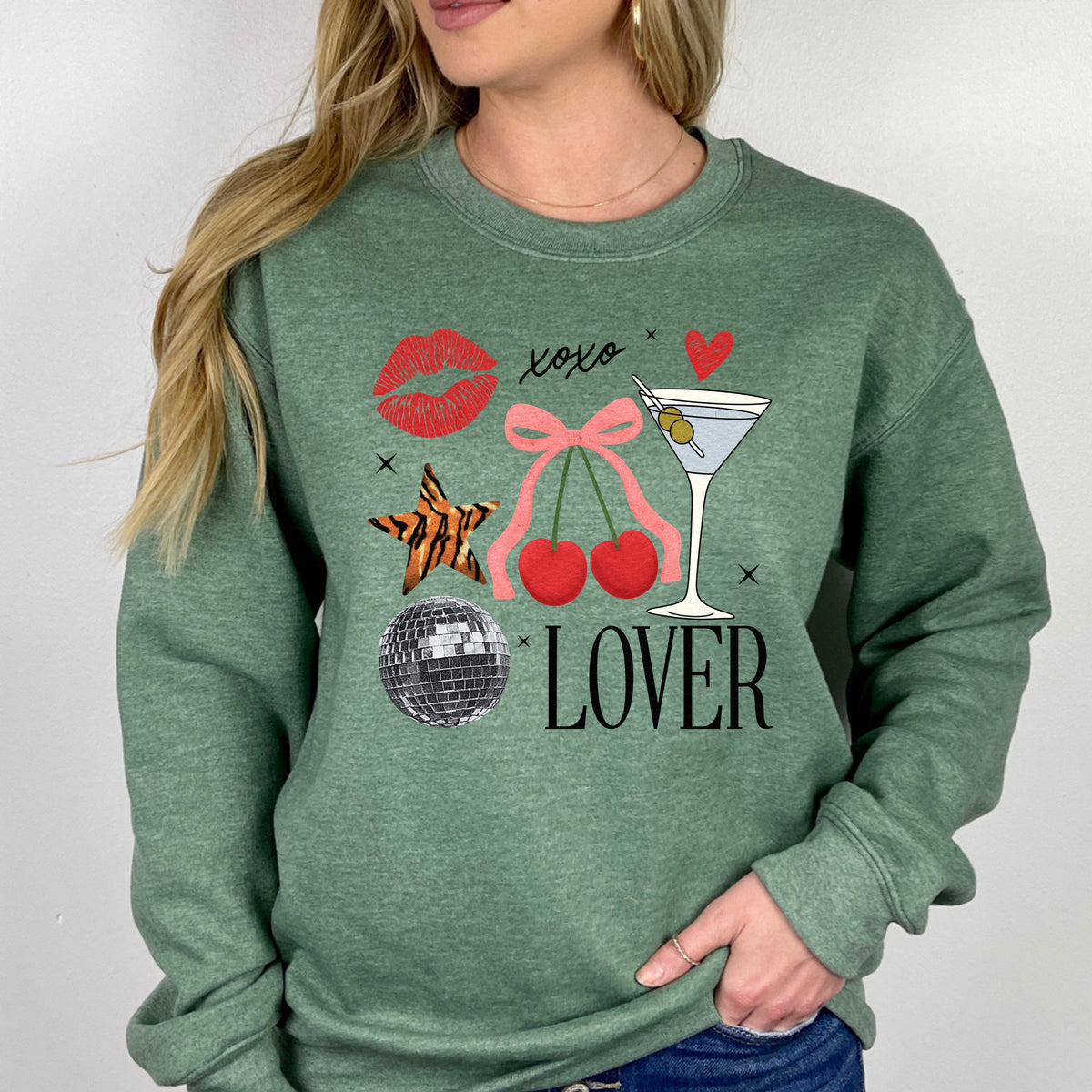 Xoxo Lover - Adult Crewneck Sweatshirt