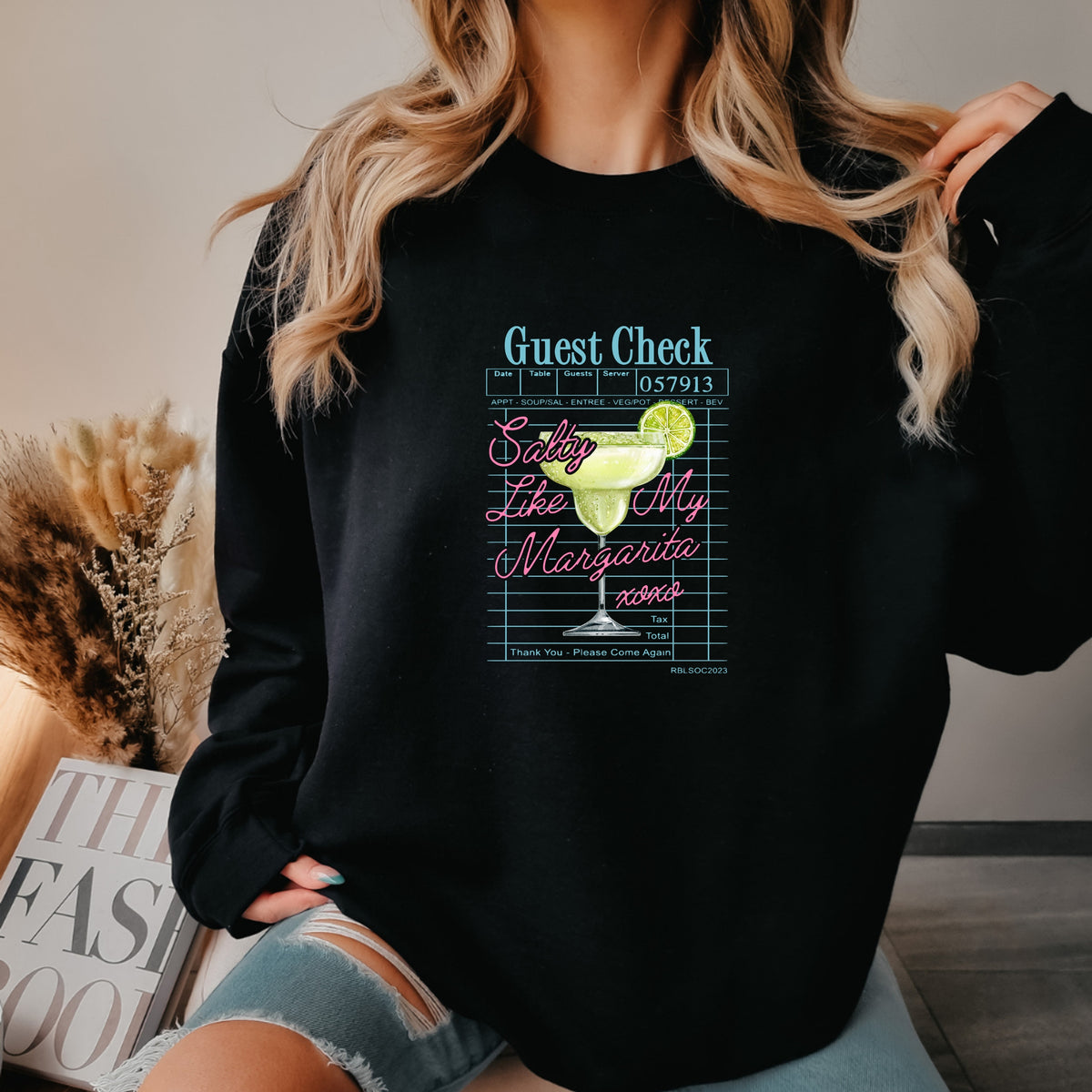 Guest Check  - Adult Crewneck Sweatshirt