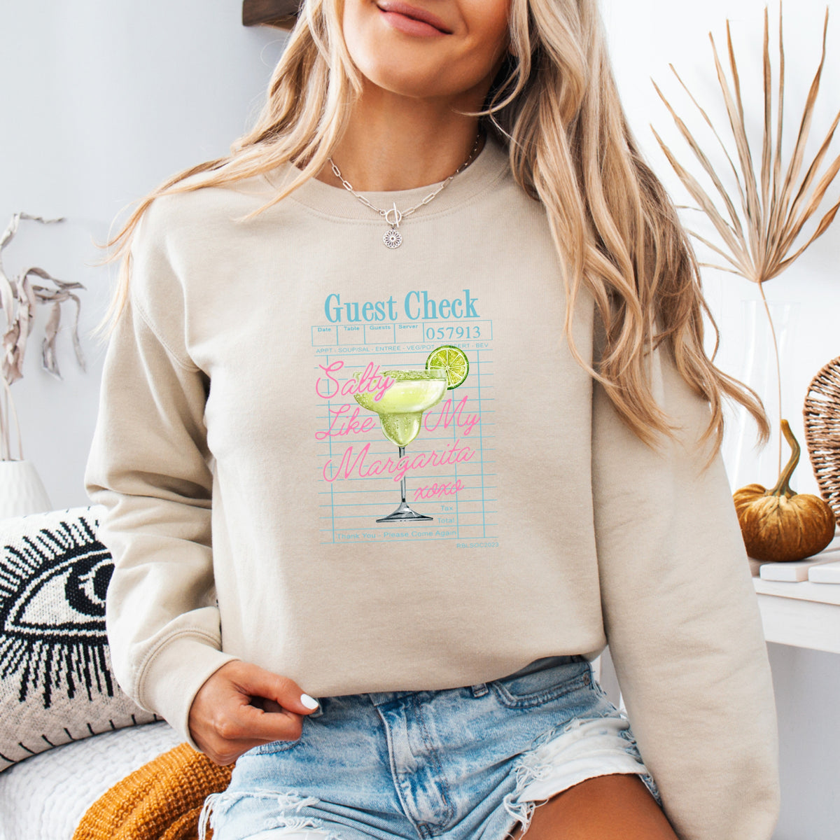 Guest Check  - Adult Crewneck Sweatshirt
