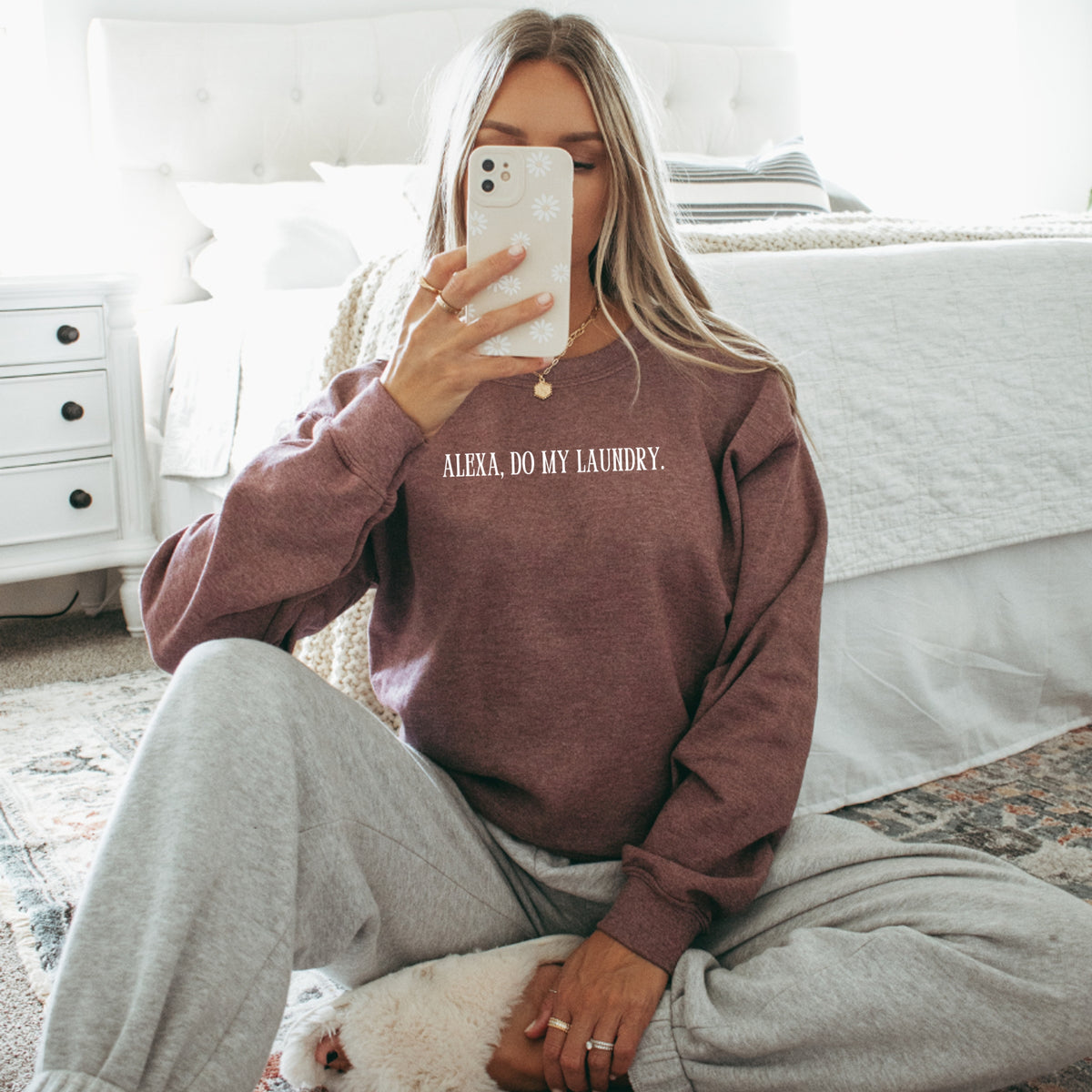 Alexa Do My Laundry - Adult Crewneck Sweatshirt