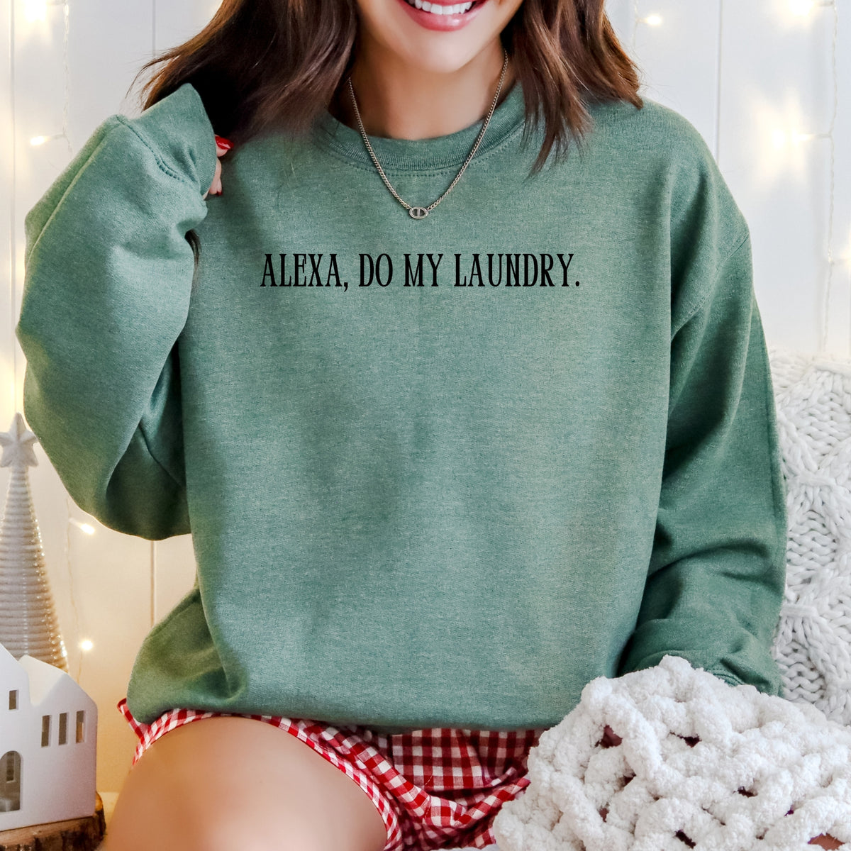 Alexa Do My Laundry - Adult Crewneck Sweatshirt