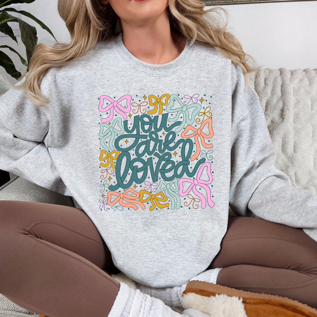 You Are Loved - Adult Crewneck Sweatshirt