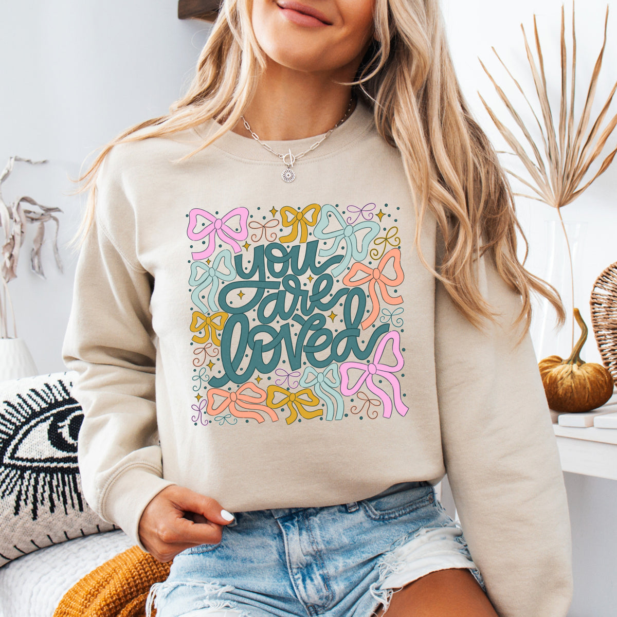 You Are Loved - Adult Crewneck Sweatshirt
