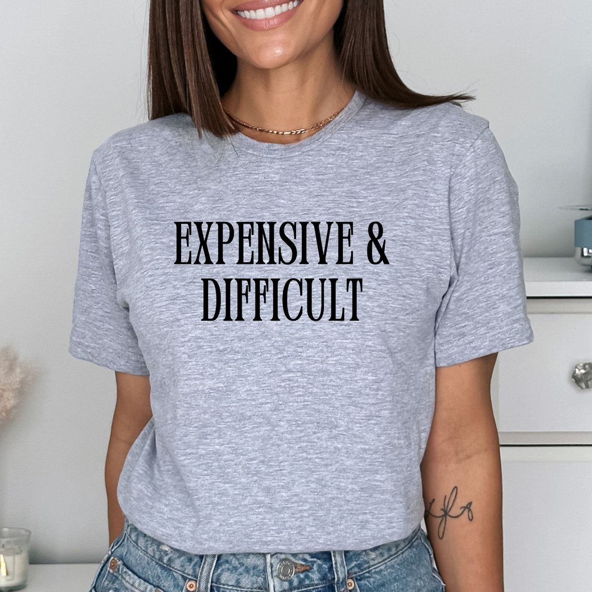 Expensive and Difficult - Adult Softstyle T-Shirt