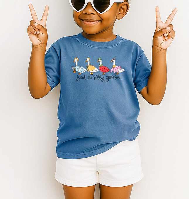 Just A Silly Goose Kids - Youth Comfort Colors T-Shirt