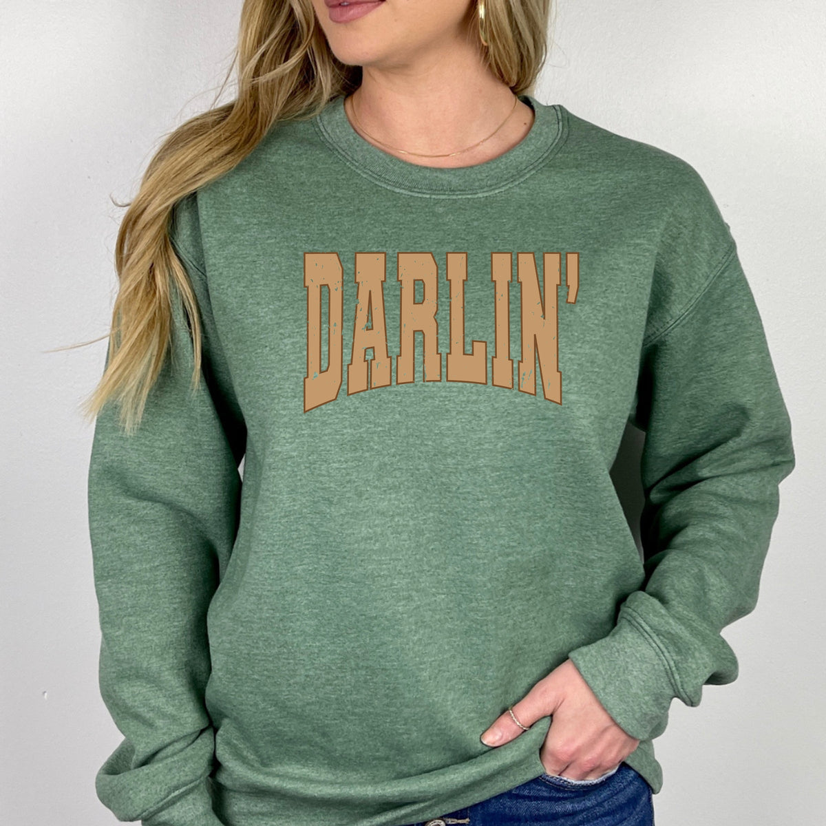 Imperial The Label Darlin' Printed Crewneck Sweatshirt