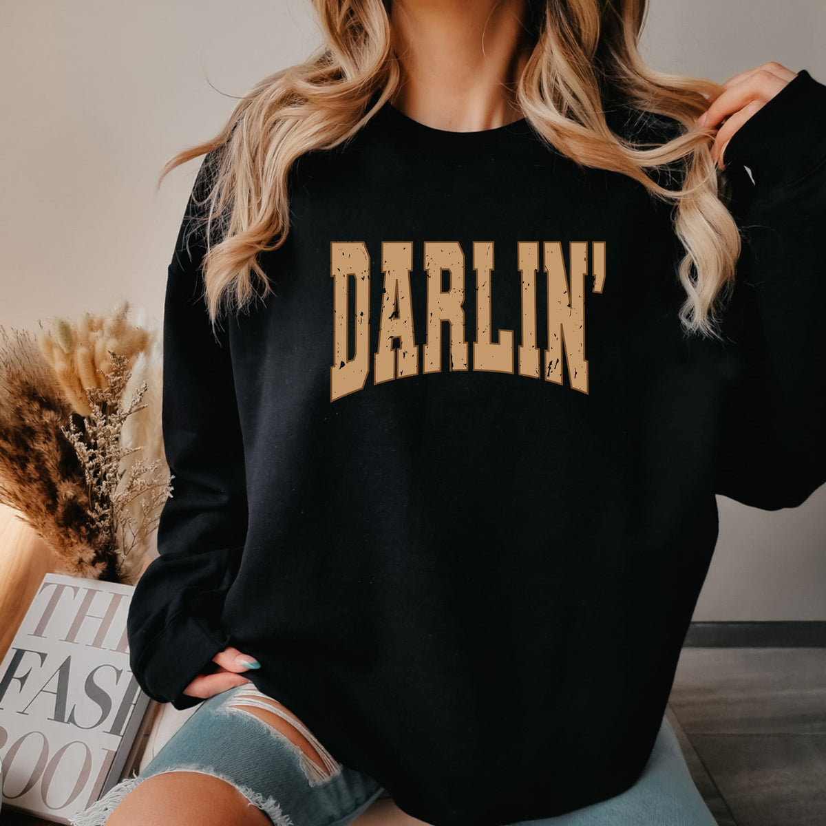 Imperial The Label Darlin' Printed Crewneck Sweatshirt