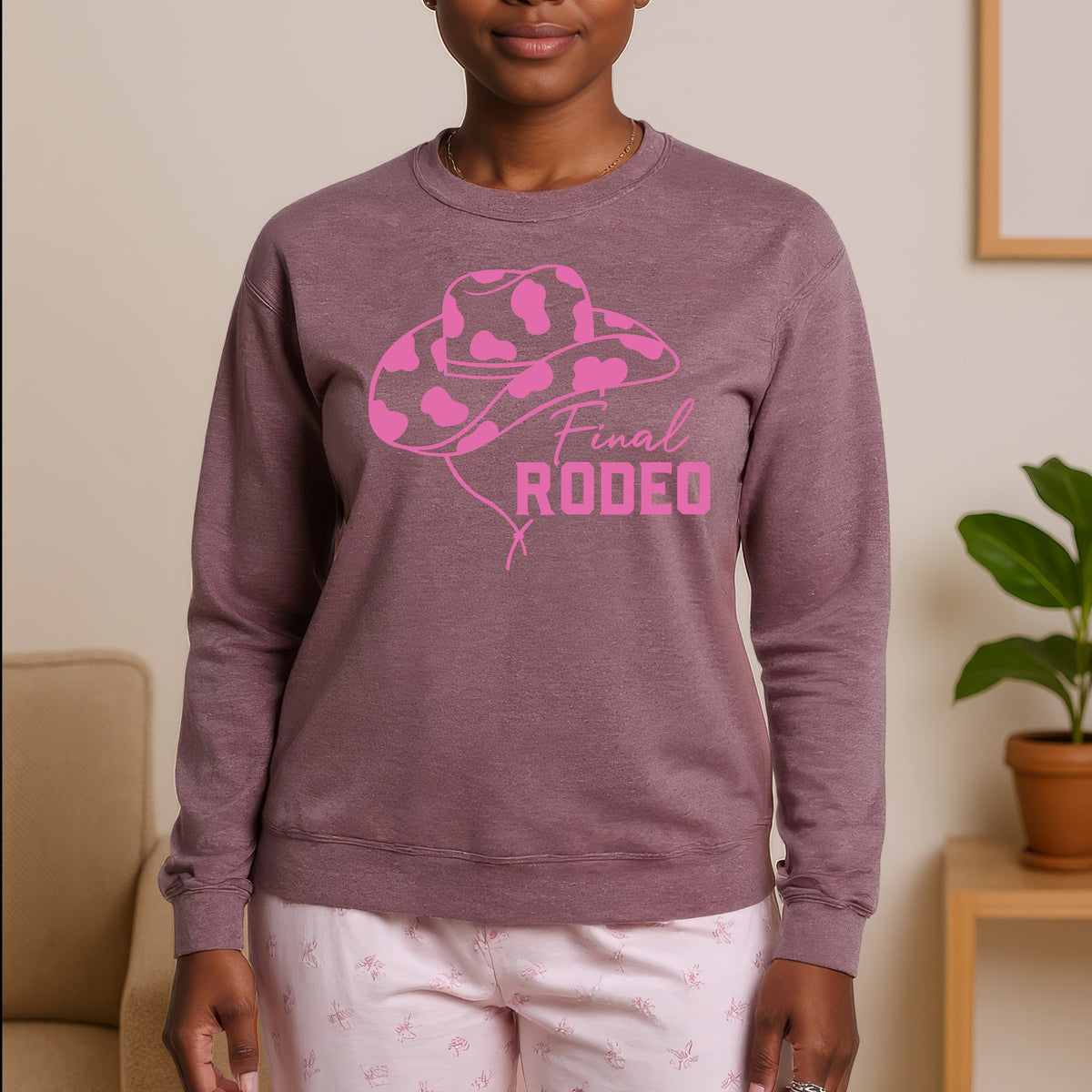 Final Rodeo Printed Crewneck Sweatshirt