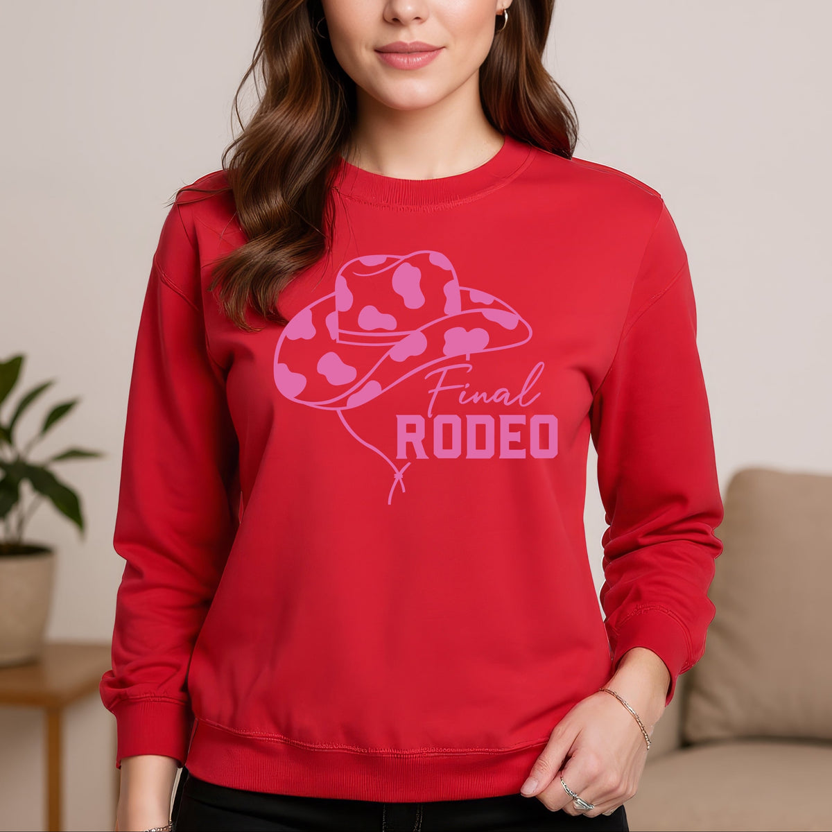 Final Rodeo Printed Crewneck Sweatshirt