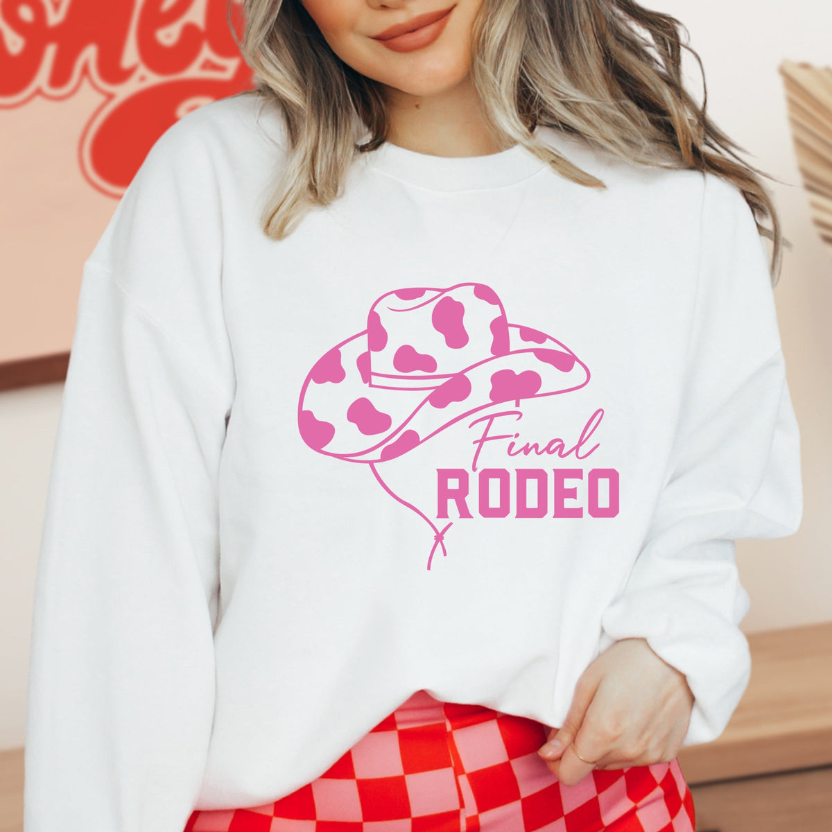 Final Rodeo Printed Crewneck Sweatshirt
