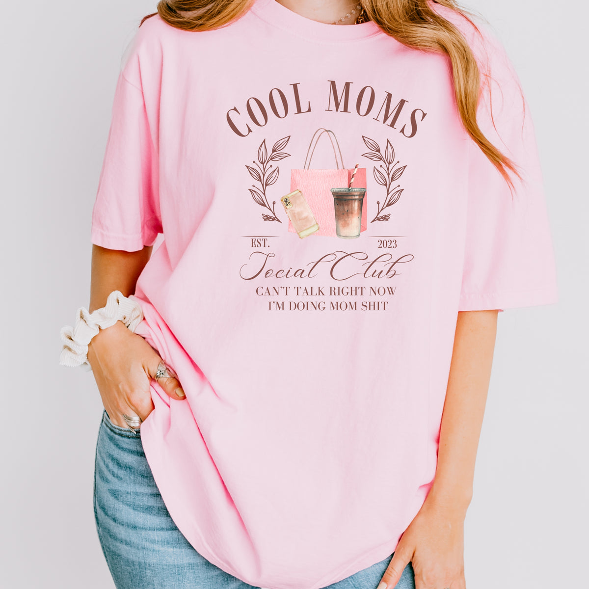 Cool Moms Social Club - Adult Comfort Colors T-Shirt