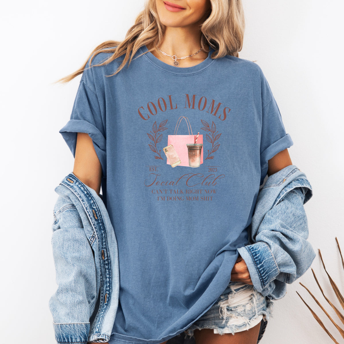 Cool Moms Social Club - Adult Comfort Colors T-Shirt
