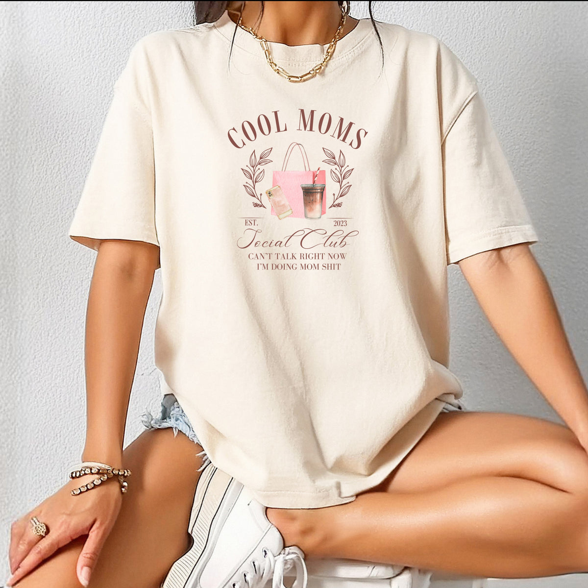 Cool Moms Social Club - Adult Comfort Colors T-Shirt