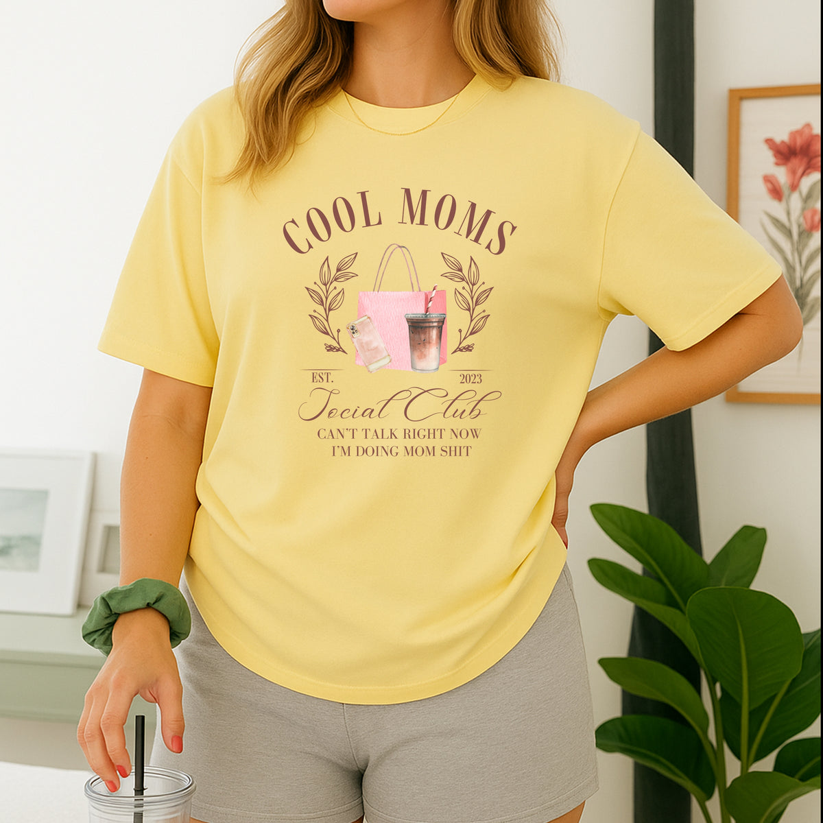 Cool Moms Social Club - Adult Comfort Colors T-Shirt