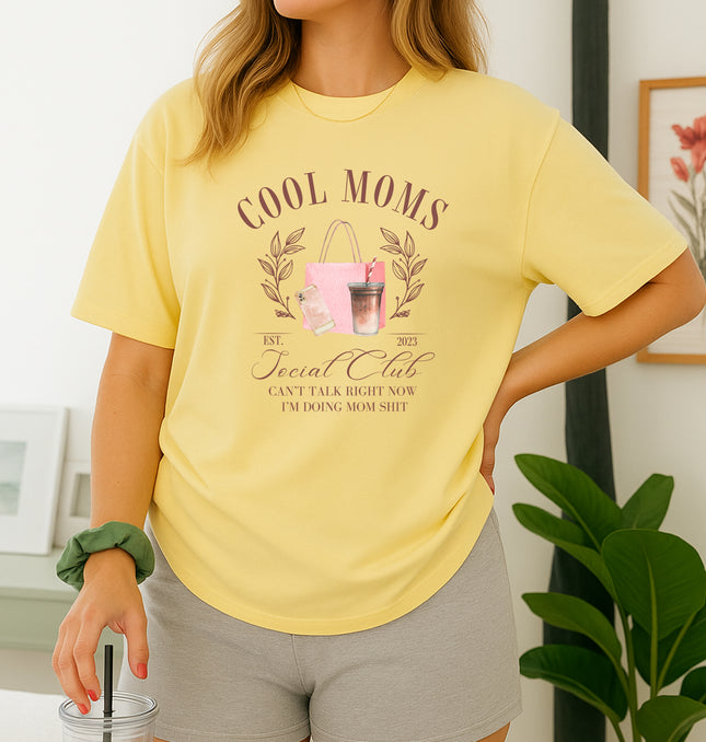 Cool Moms Social Club - Adult Comfort Colors T-Shirt