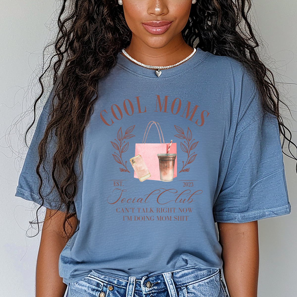 Cool Moms Social Club - Comfort Colors T-Shirt 