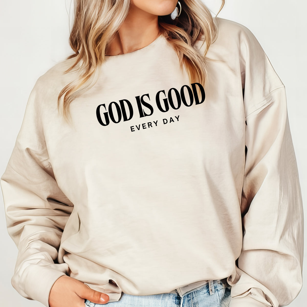 God is Good - Adult Crewneck Sweatshirt