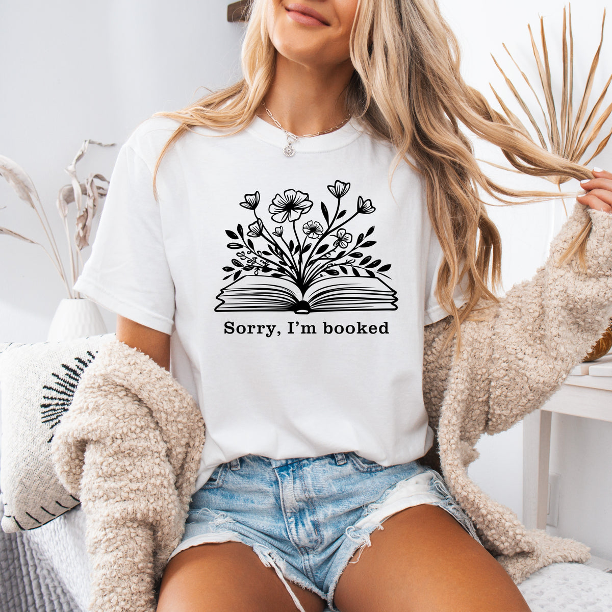 Sorry, I Am Booked Shirt - Adult Comfort Colors T-Shirt