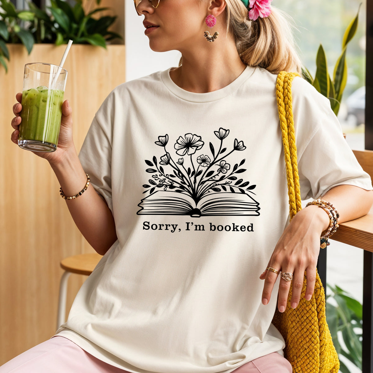 Sorry, I Am Booked Shirt - Adult Comfort Colors T-Shirt