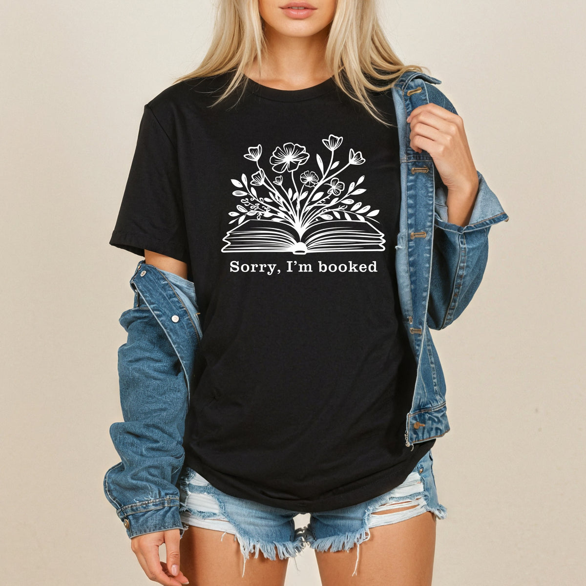 Sorry, I Am Booked Shirt - Adult Comfort Colors T-Shirt