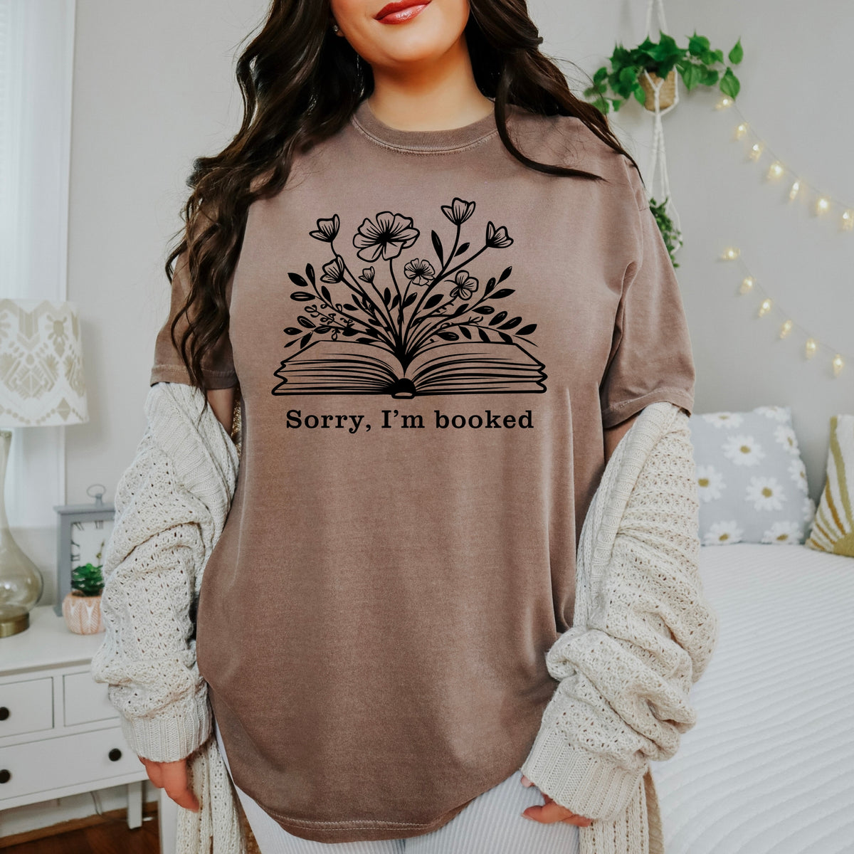 Sorry, I Am Booked Shirt - Adult Comfort Colors T-Shirt