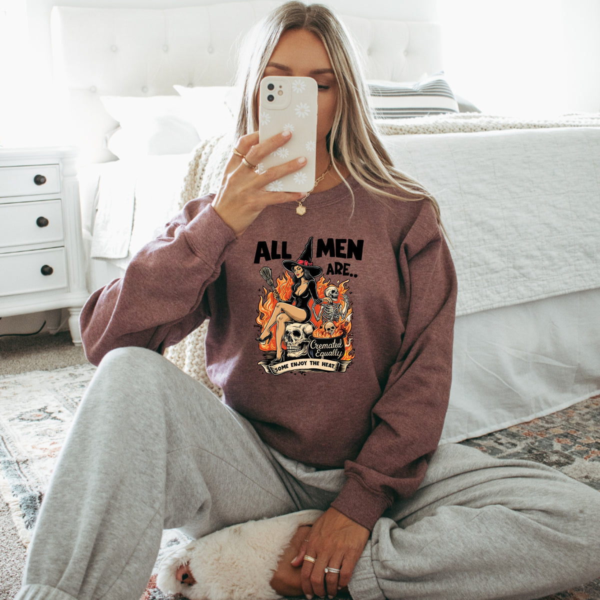 All Men Are Cremated Equally - Adult Crewneck Sweatshirt