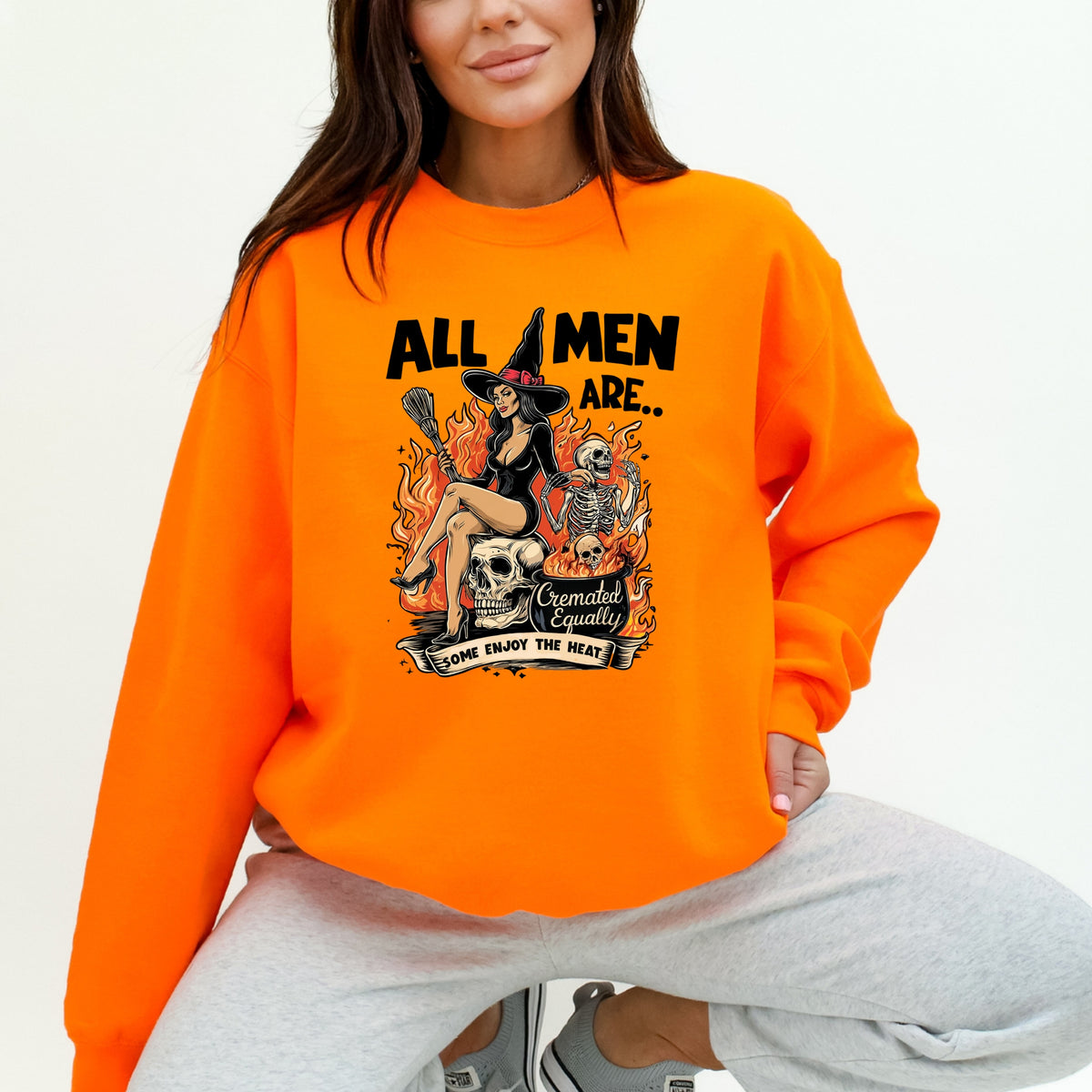 All Men Are Cremated Equally - Adult Crewneck Sweatshirt