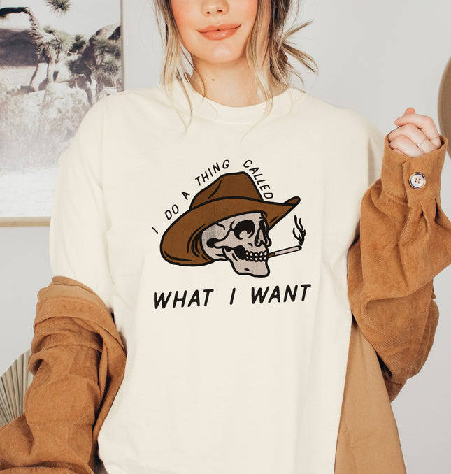 I Do a Thing Called What I Want - Adult Softstyle T-Shirt