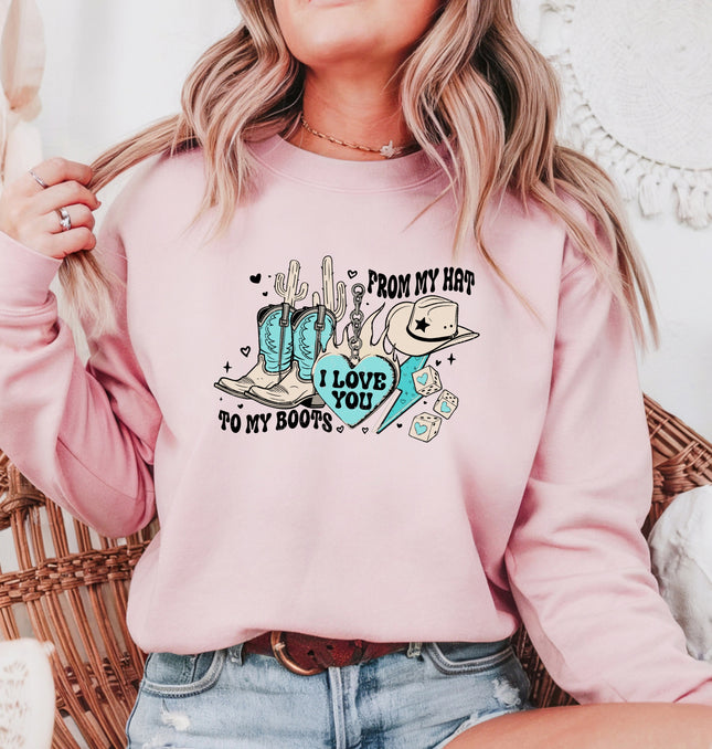 From My Hat To My Boots - Adult Crewneck Sweatshirt