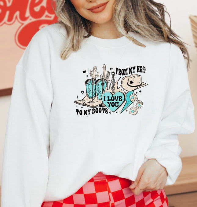 From My Hat To My Boots - Adult Crewneck Sweatshirt