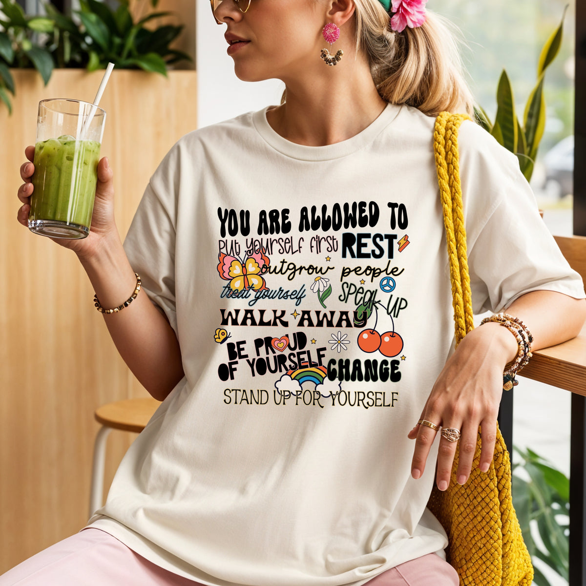 You Are Allowed To Put Yourself First - Adult Comfort Colors T-Shirt