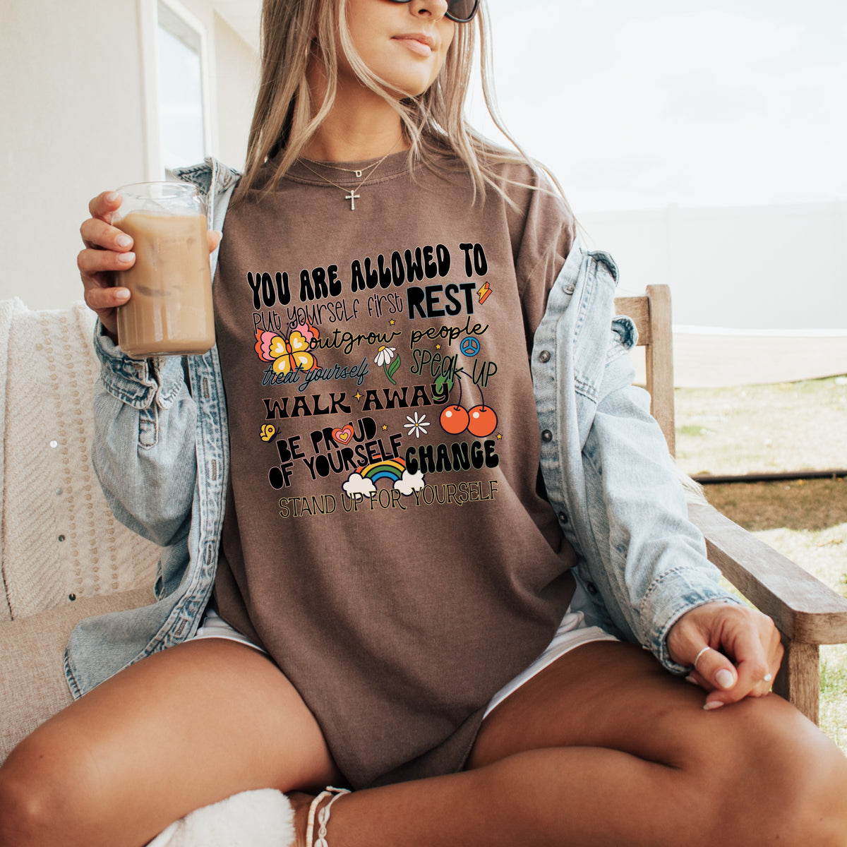 You Are Allowed To Put Yourself First - Adult Comfort Colors T-Shirt