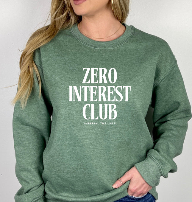 Zero Interest Club - Adult Crewneck Sweatshirt