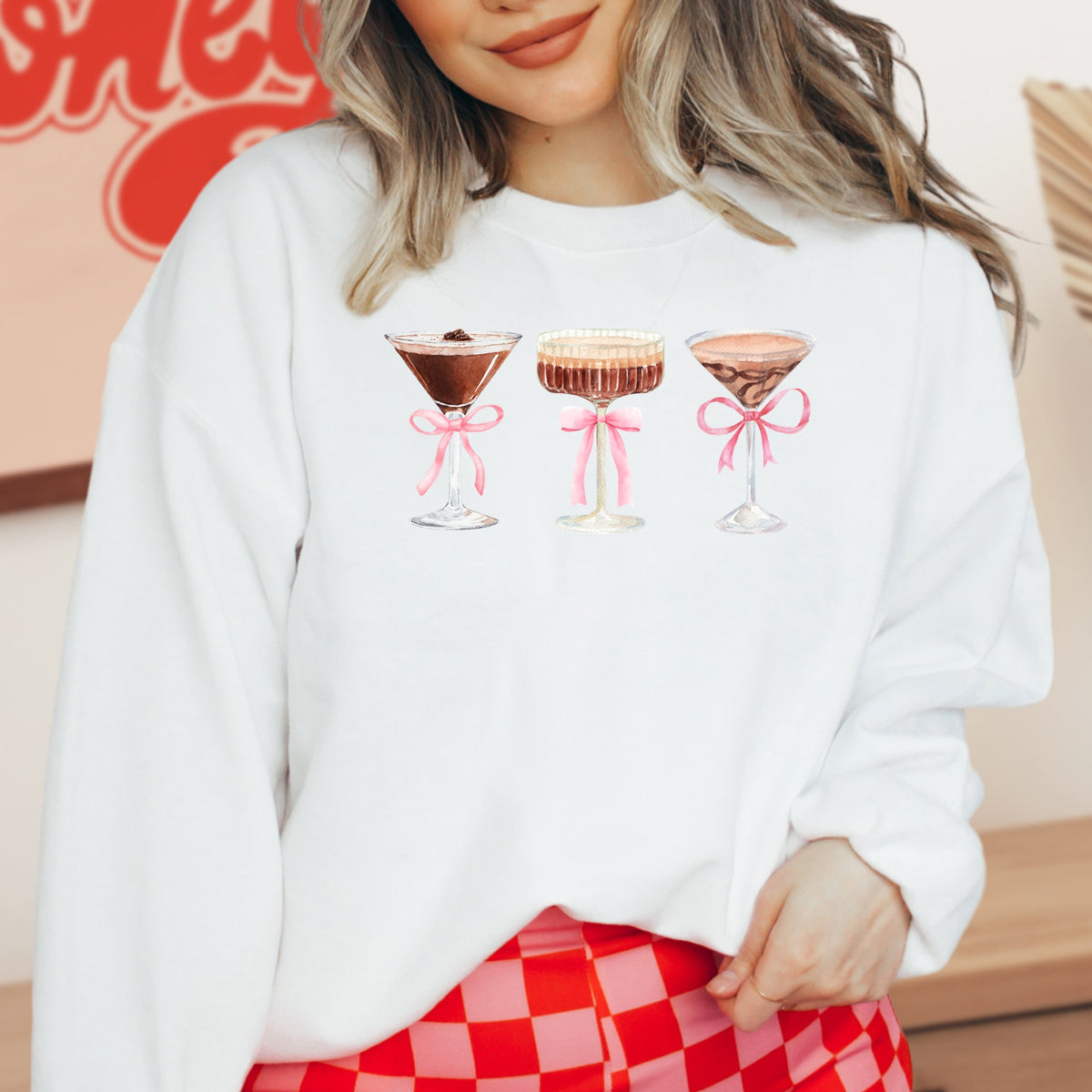 Sweet Shots & Espresso Dreams - Crewneck Sweatshirt