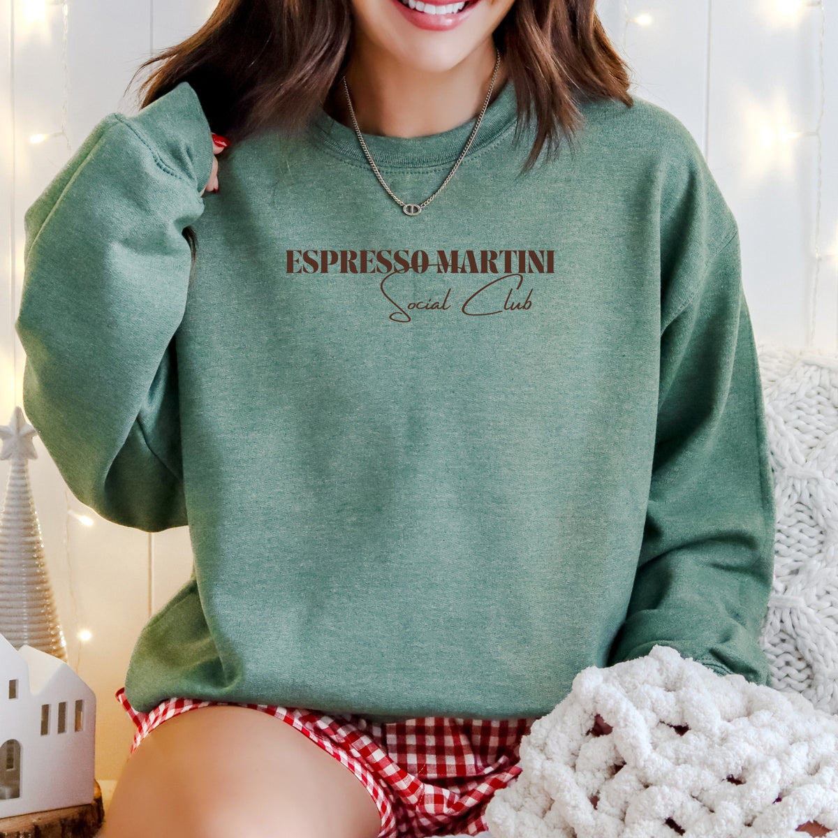 Espresso Martini Social Club - Adult Crewneck Sweatshirt