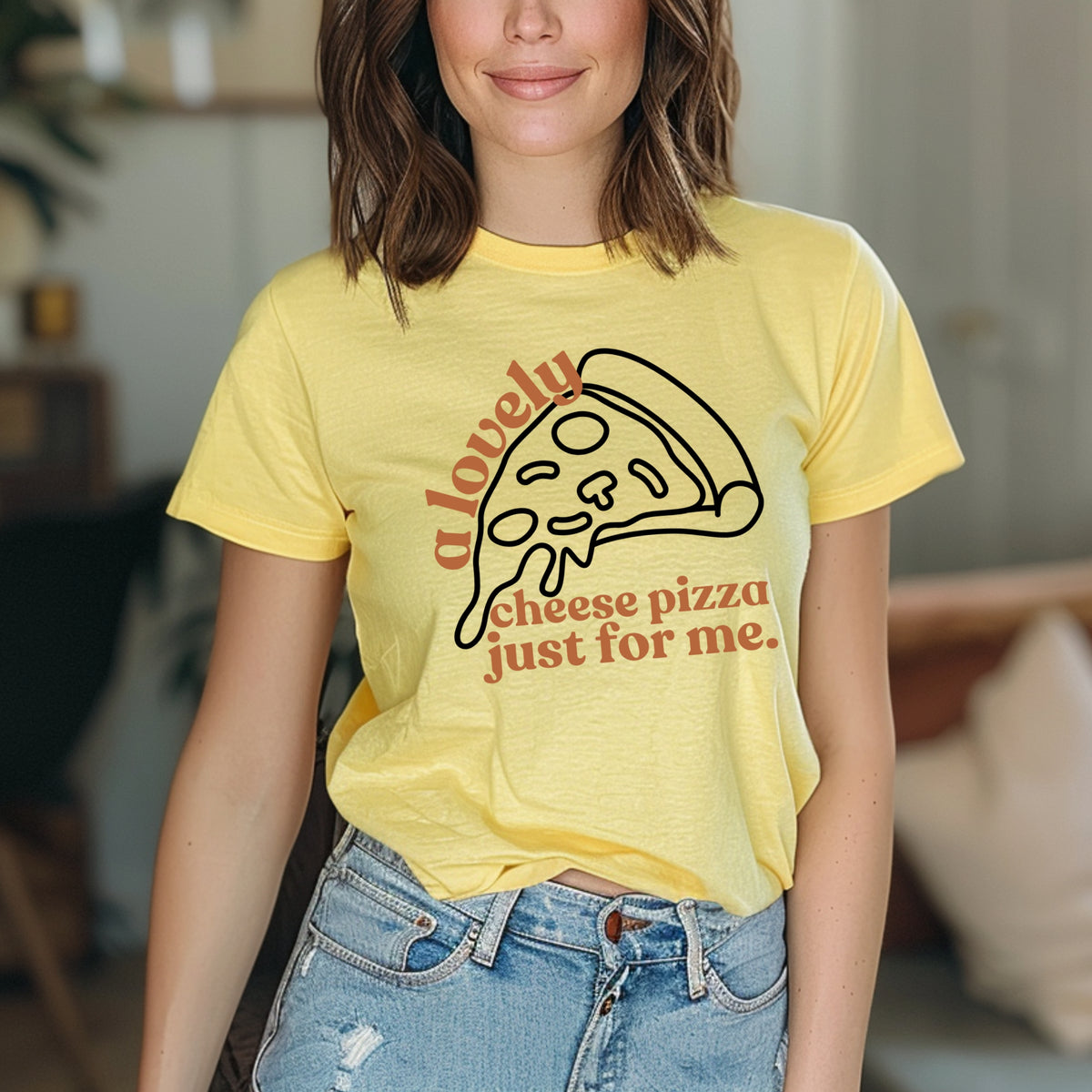Cheese Pizza Lover - Adult  Softstyle T-Shirt