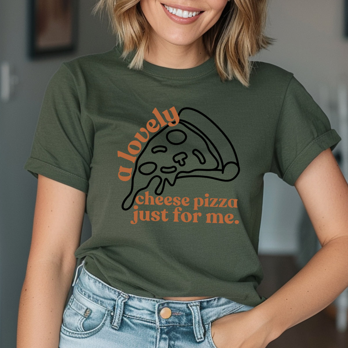 Cheese Pizza Lover - Adult  Softstyle T-Shirt