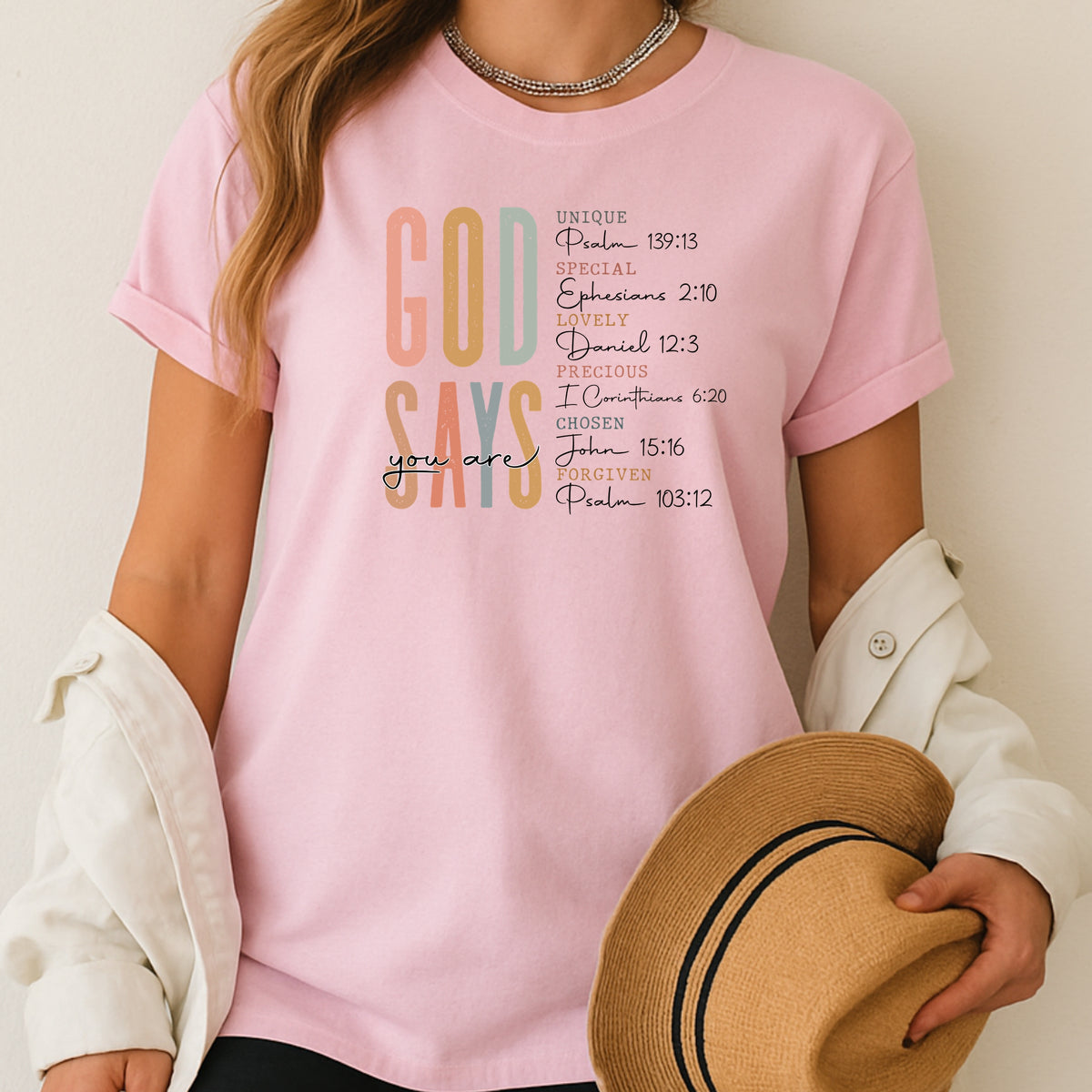 God Says You Are - Adult Softstyle  T-Shirt