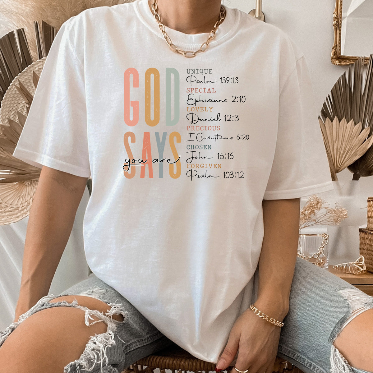 God Says You Are - Adult Softstyle  T-Shirt