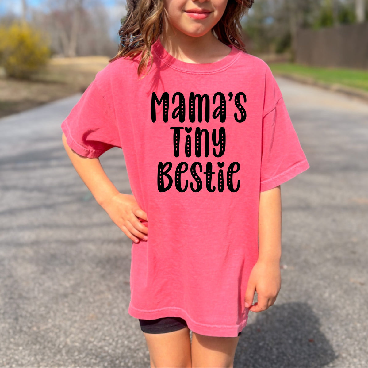 Mama's Tiny Bestie Kids - Youth Comfort Colors T-Shirt