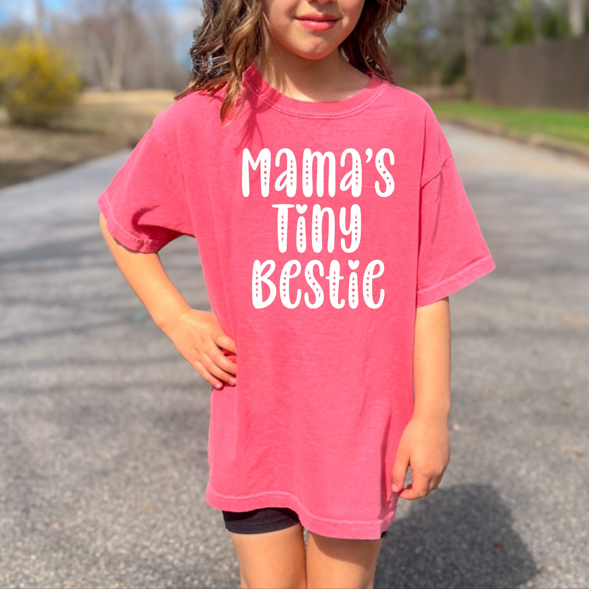 Mama's Tiny Bestie Kids - Youth Comfort Colors T-Shirt