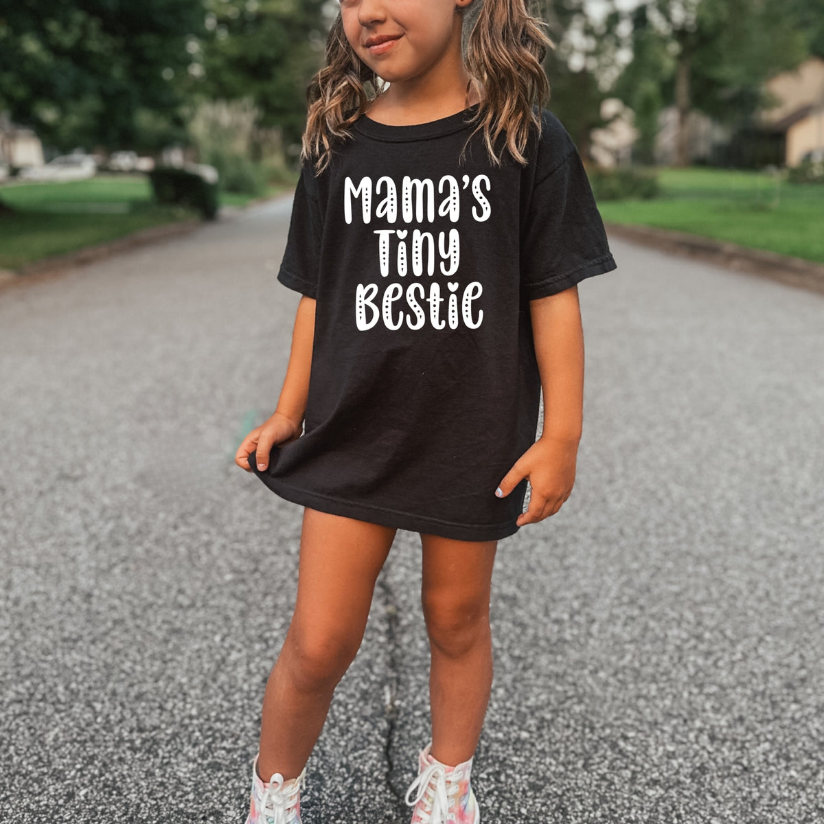 Mama's Tiny Bestie Kids - Youth Comfort Colors T-Shirt