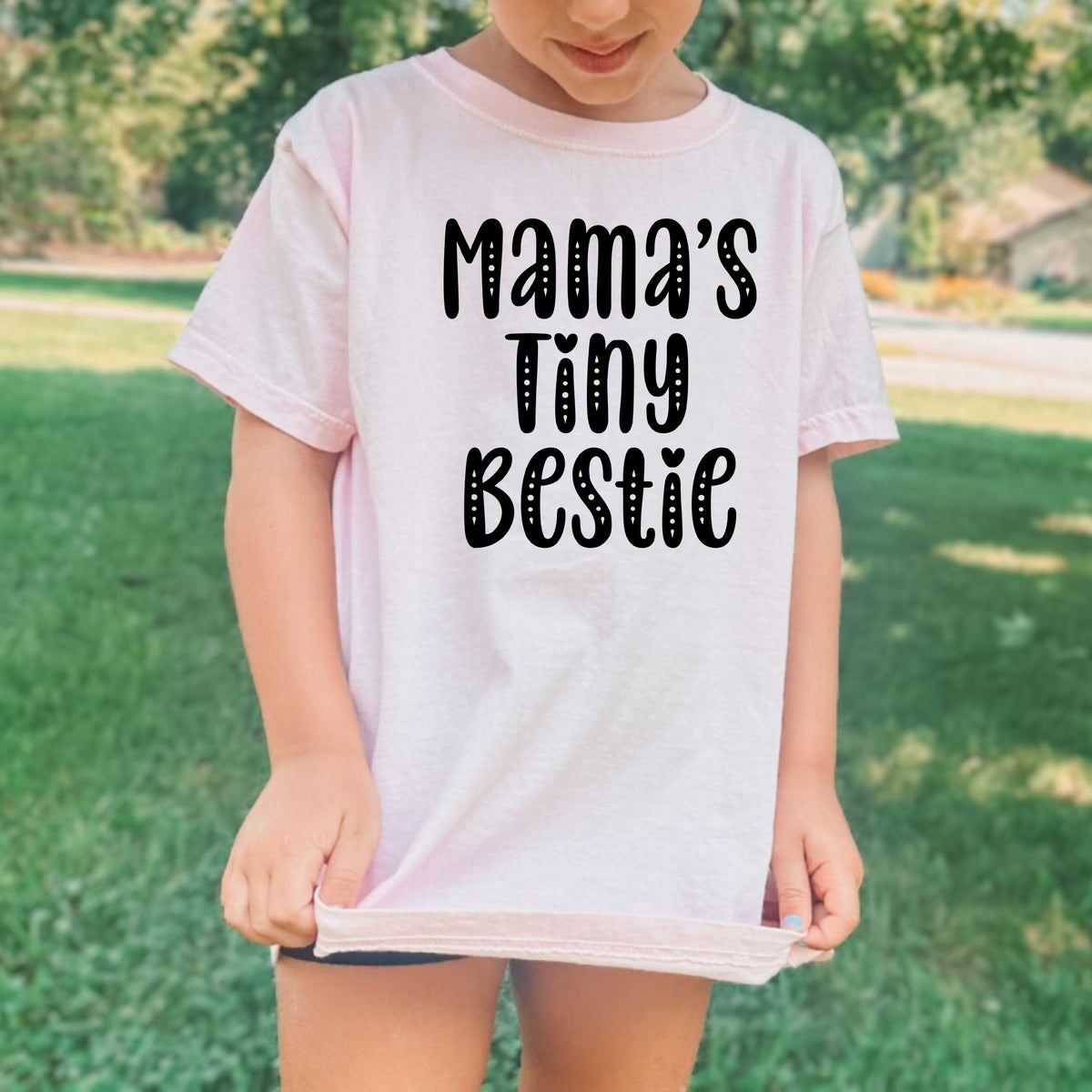 Mama's Tiny Bestie Kids - Youth Comfort Colors T-Shirt