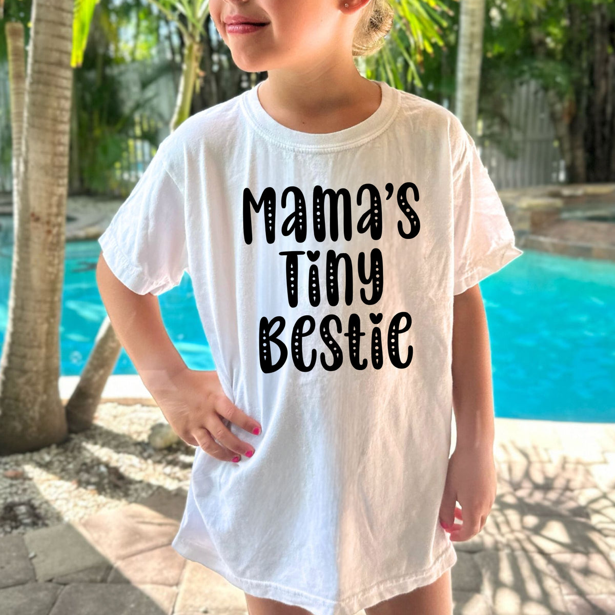 Mama's Tiny Bestie Kids - Youth Comfort Colors T-Shirt